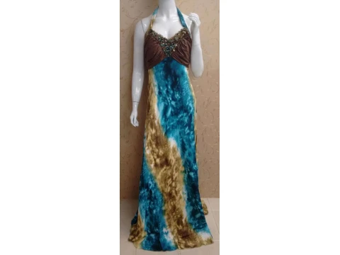 VESTIDO LONGO CHIFON SONIA BACK 10KA5636