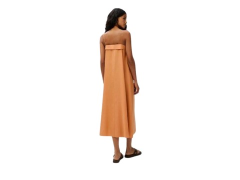 VESTIDO LONGO DECOTE CORAÇÃO HERING K69V - Terra