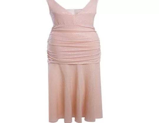 VESTIDO LONGO PAETÊ SEIKI 380532 - Rosa