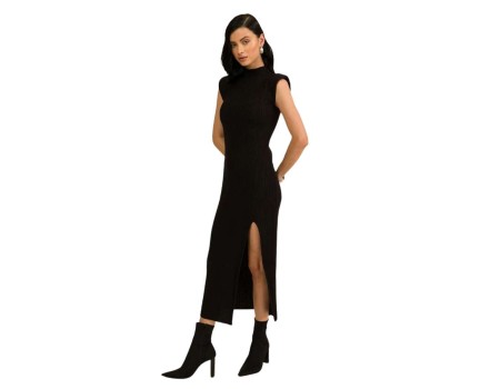 VESTIDO LUANA TRICOT BEAUTIFULL 30649 - Preto