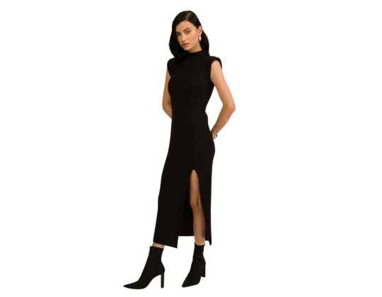 VESTIDO LUANA TRICOT BEAUTIFULL 30649 - Preto
