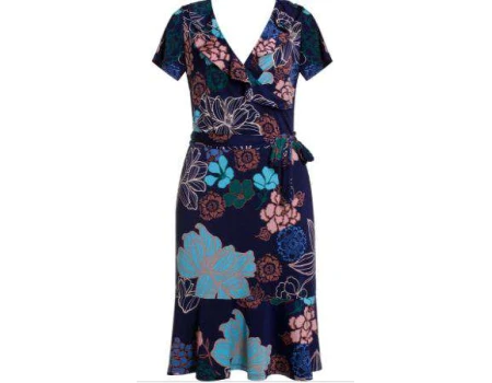 VESTIDO MALHA VENETIA SEIKI 680791 - Azul