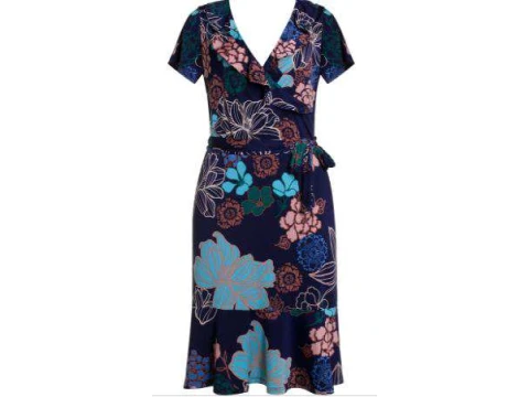 VESTIDO MALHA VENETIA SEIKI 680791 - Azul