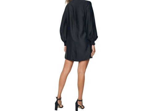 VESTIDO MANGA LONGA COLCCI 044.01.14278 - Preto