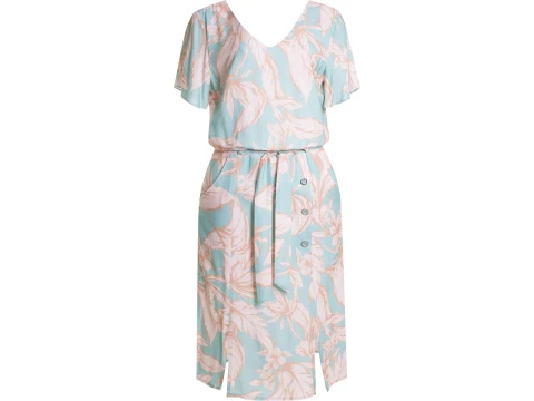 VESTIDO MAQUINETADO C/FAIXA E BOTÕES SEIKI 680854 - Estampada VESTIDO MAQUINETADO C/FAIXA E BOTÕES SEIKI 680854 - Estampada