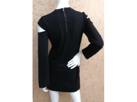 VESTIDO MOLETOM MAIS UM MXNK181 - Preto