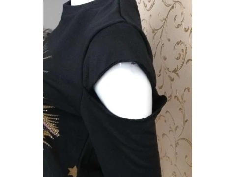 VESTIDO MOLETOM MAIS UM MXNK181 - Preto