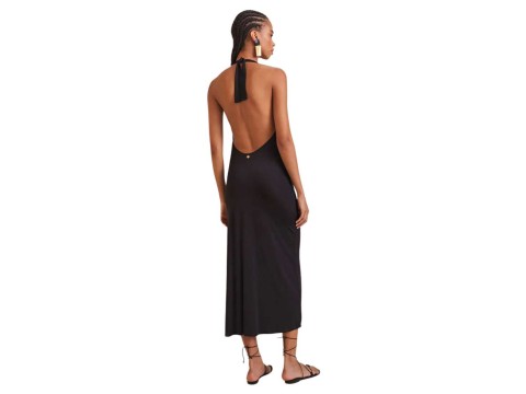 VESTIDO SAIDA PRAIA MORENA ROSA 01215 - Preto