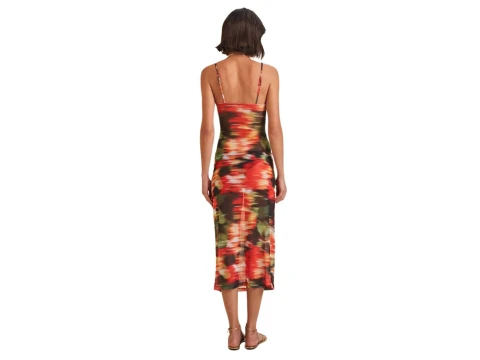 VESTIDO SAIDA PRAIA MORENA ROSA 01224 - Laranja