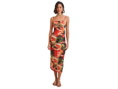 VESTIDO SAIDA PRAIA MORENA ROSA 01224 - Laranja