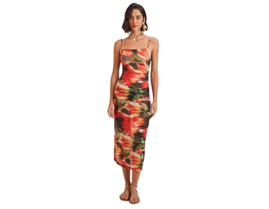 VESTIDO SAIDA PRAIA MORENA ROSA 01224 - Laranja