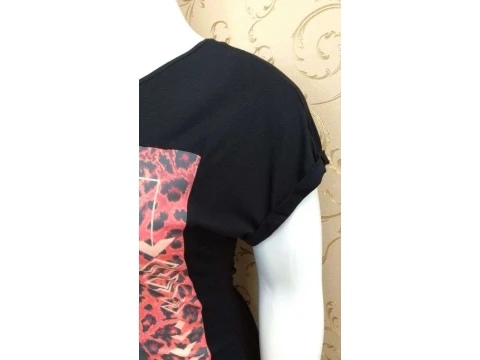 VESTIDO T-SHIRT ZINCO 102885 - Preto