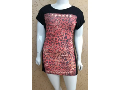 VESTIDO T-SHIRT ZINCO 102885 - Preto