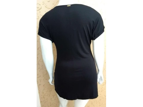 VESTIDO T-SHIRT ZINCO 102885 - Preto