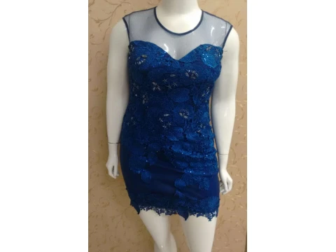 VESTIDO TULE COM RENDA SEIKI 980327